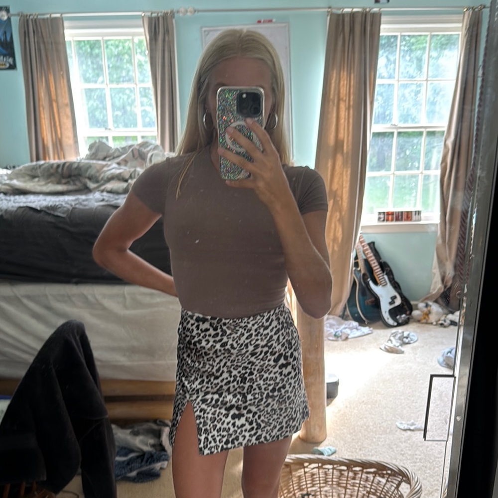 Brown Bodysuit Top